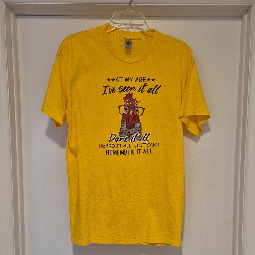 Gildan Bright Yellow Graphic Tee